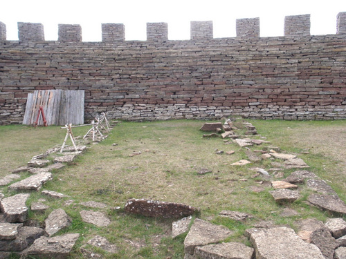 Viking Fortress Interior Structures.